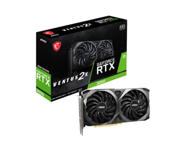 MSI RTX 3050 VENTUS 2X 8Go GDDR6 OC