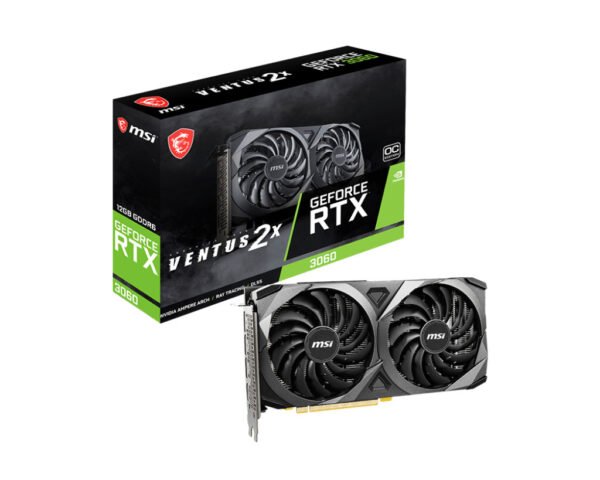 MSI RTX 3060 VENTUS 2X 12Go GDDR6
